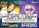 17 DЕКАБРЯ - THE HOUSE - 23:00 - David Guetta 17 DЕКАБРЯ - THE HOUSE - 23:00 - David Guetta