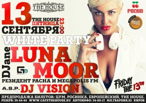 FRIDAY THE 13th WHITE PARTY FRIDAY THE 13th WHITE PARTY